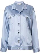 Fleur Du Mal Oversized Jacket - Blue