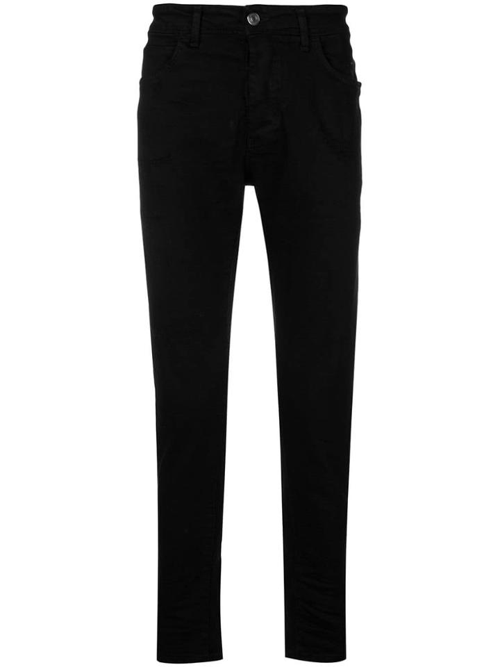 Low Brand Slim Fit Trousers - Black