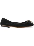 Marc Jacobs Spider Appliqué Ballerinas - Black