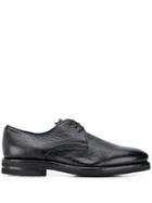 Henderson Baracco Textured Lace Up Oxford Shoes - Black