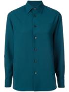 Facetasm Cut-out Shirt - Green