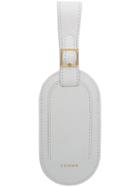 Chaos Cherry-print Luggage Tag - White