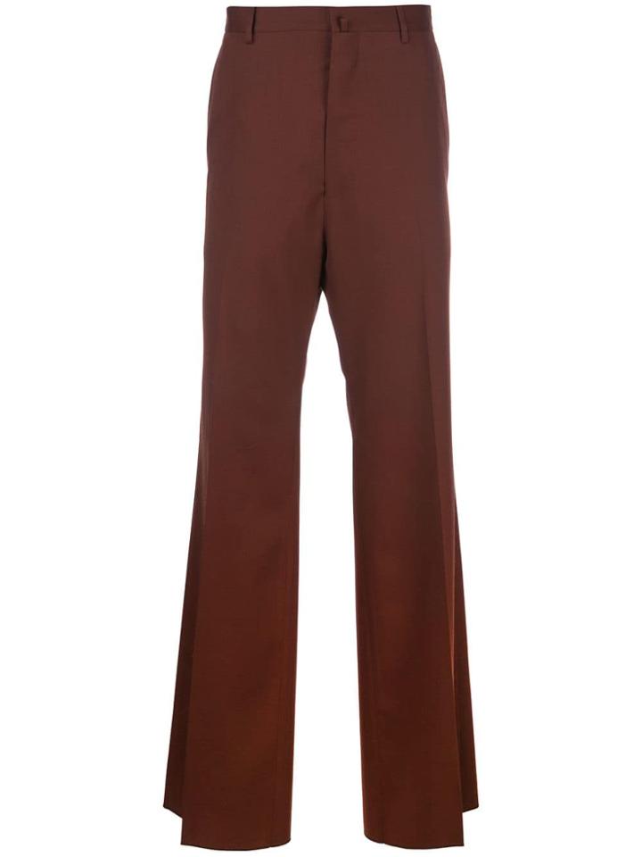 Lanvin Flared High Waisted Trousers