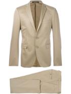 Tagliatore Two-piece Suit, Men's, Size: 48, Nude/neutrals, Cotton/cupro