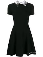 Valentino Poetry Embroidered Dress - Black