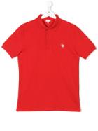 Paul Smith Junior Horse Embroidered Polo Shirt