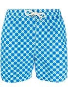Mc2 Saint Barth Lightning Micro Fantasy Swim Shorts - Blue