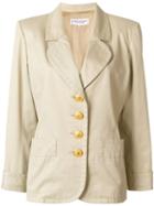Yves Saint Laurent Pre-owned Buttoned Jacket - Black