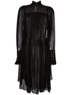 Magda Butrym 'oviedo' Dress, Women's, Size: Medium, Black, Silk