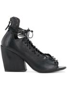 Marsèll Mostro Lace-up Booties - Black
