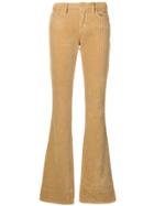 Blugirl Corduroy Flared Trousers - Nude & Neutrals