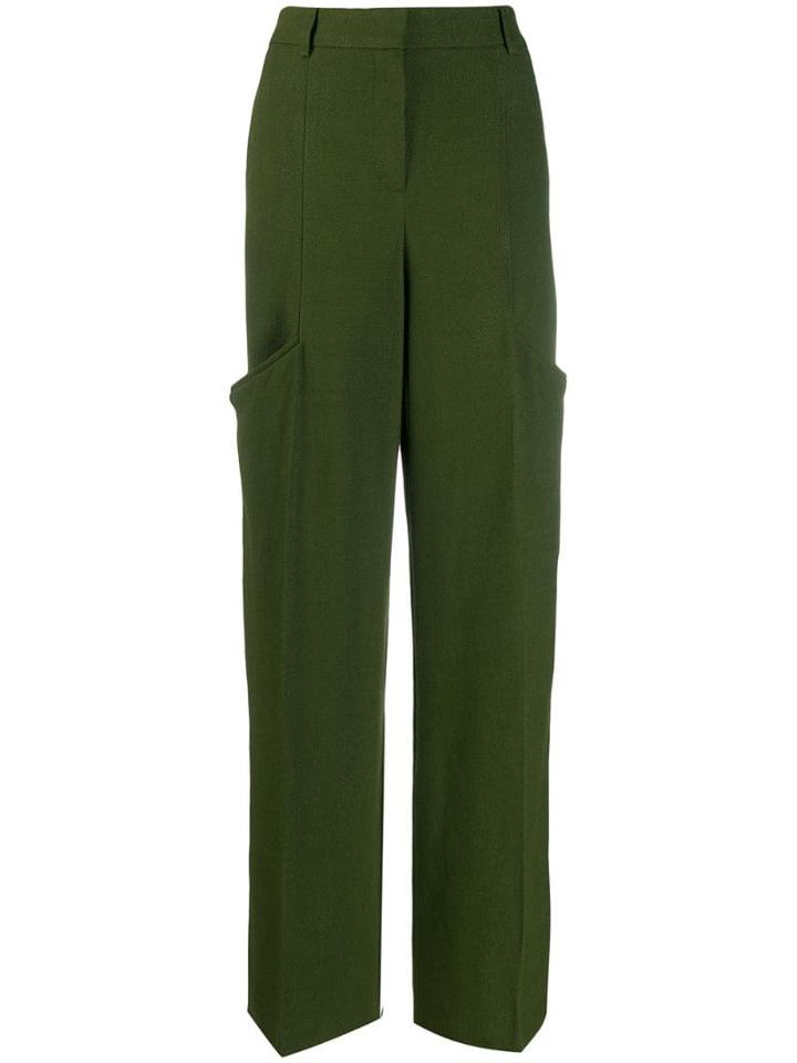 Jacquemus High Waist Trousers - Green