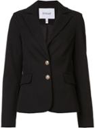 Derek Lam 10 Crosby Slim Fit Blazer, Women's, Size: 4, Black, Cotton/elastodiene