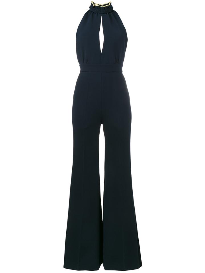 Roksanda Ruscha Open Back Jumpsuit - Blue