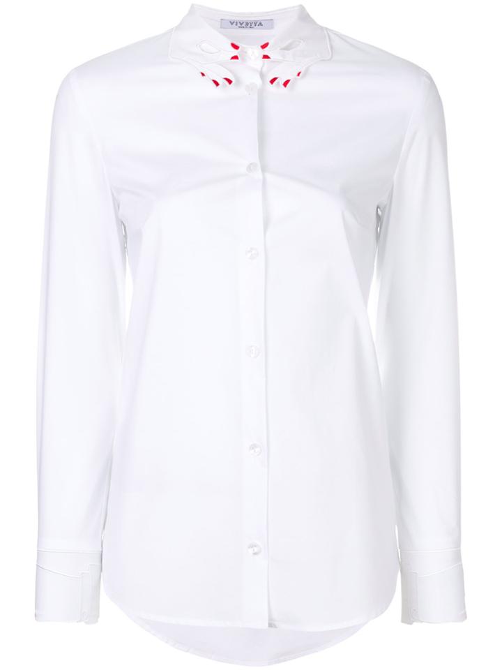 Vivetta Hand Shaped Collar Shirt - White