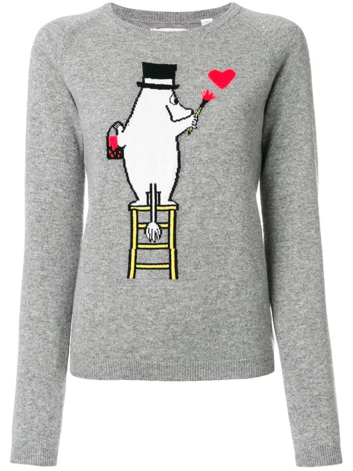 Chinti & Parker Moomin Pappa Ladder Jumper - Grey