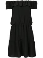 Red Valentino Off The Shoulder Dress - Black