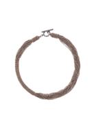 Brunello Cucinelli Layered Ball Chain Necklace - Gold