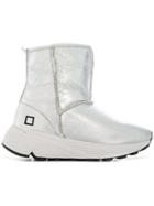 D.a.t.e. Chunky Heel Boots - Metallic