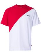Gcds Colour Block T-shirt - Red