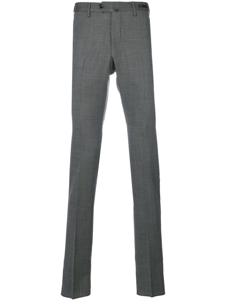 Pt01 - Tailored Trousers - Men - Spandex/elastane/virgin Wool - 58, Blue, Spandex/elastane/virgin Wool
