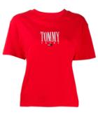 Tommy Jeans Logo Embroidered T-shirt