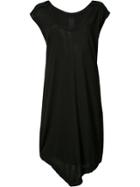 Thom Krom Mesh Sleeve T-shirt Dress - Black
