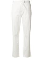 Ps By Paul Smith Cropped High Waisted Trousers - White