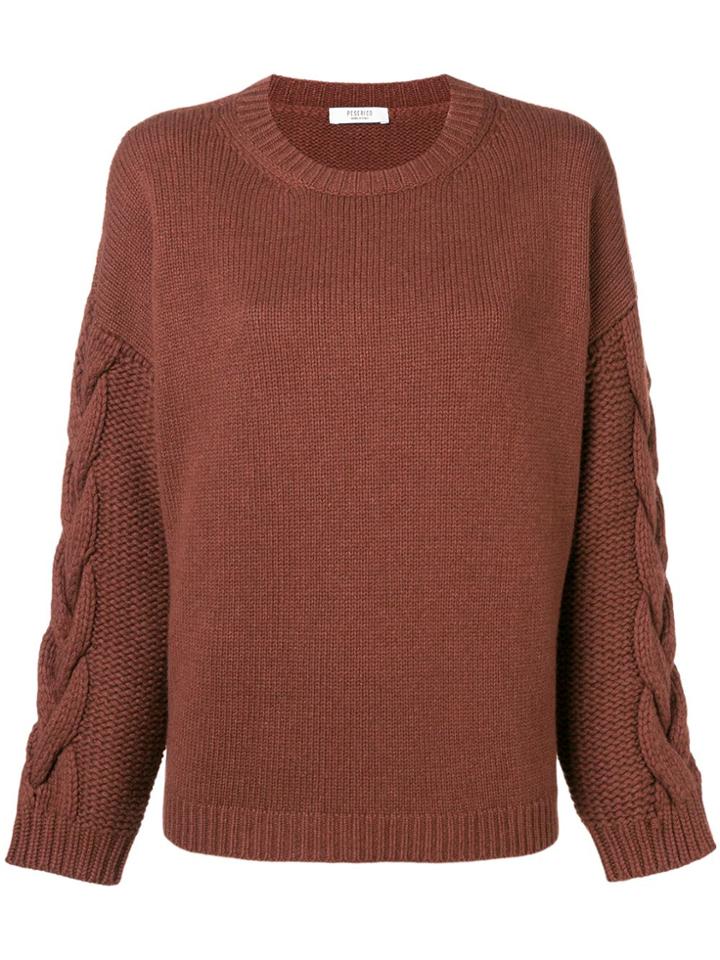 Peserico Round Neck Jumper - Red