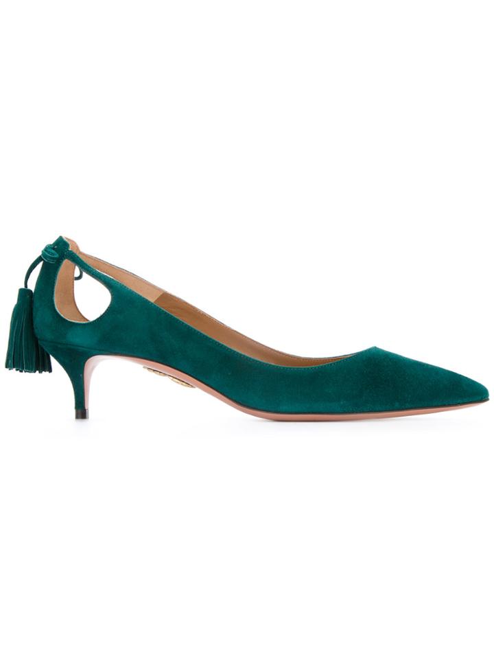 Aquazzura Forever Marilyn Pumps - Green