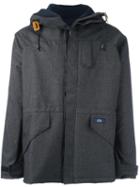 Bleu De Paname Hooded Parka, Men's, Size: Small, Grey, Polyester