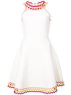 Milly Flared Mini Dress - White