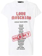 Love Moschino Sold Out T-shirt - White
