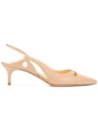 Alexandre Birman Nanny Sling-back Pumps - Nude & Neutrals