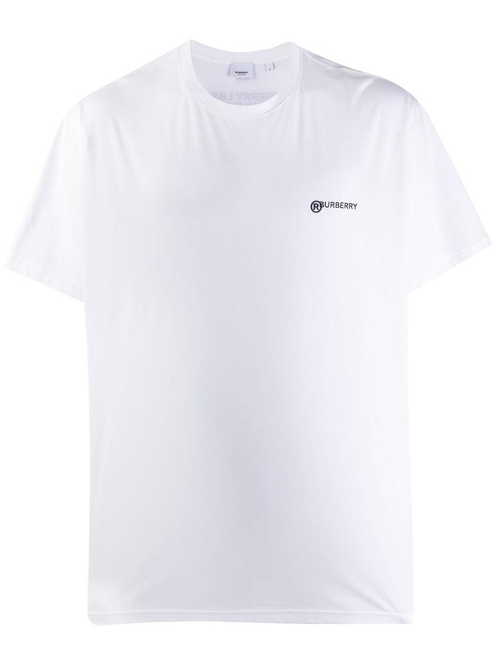 Burberry Reinterpreted Logo Print T-shirt - White