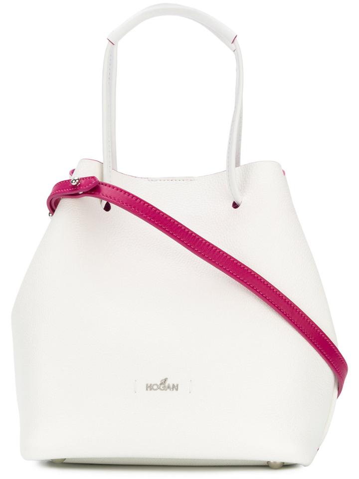 Hogan Small Bucket Bag - White