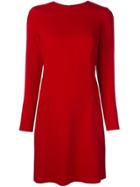 Mm6 Maison Margiela Zipped Dart Dress - Red