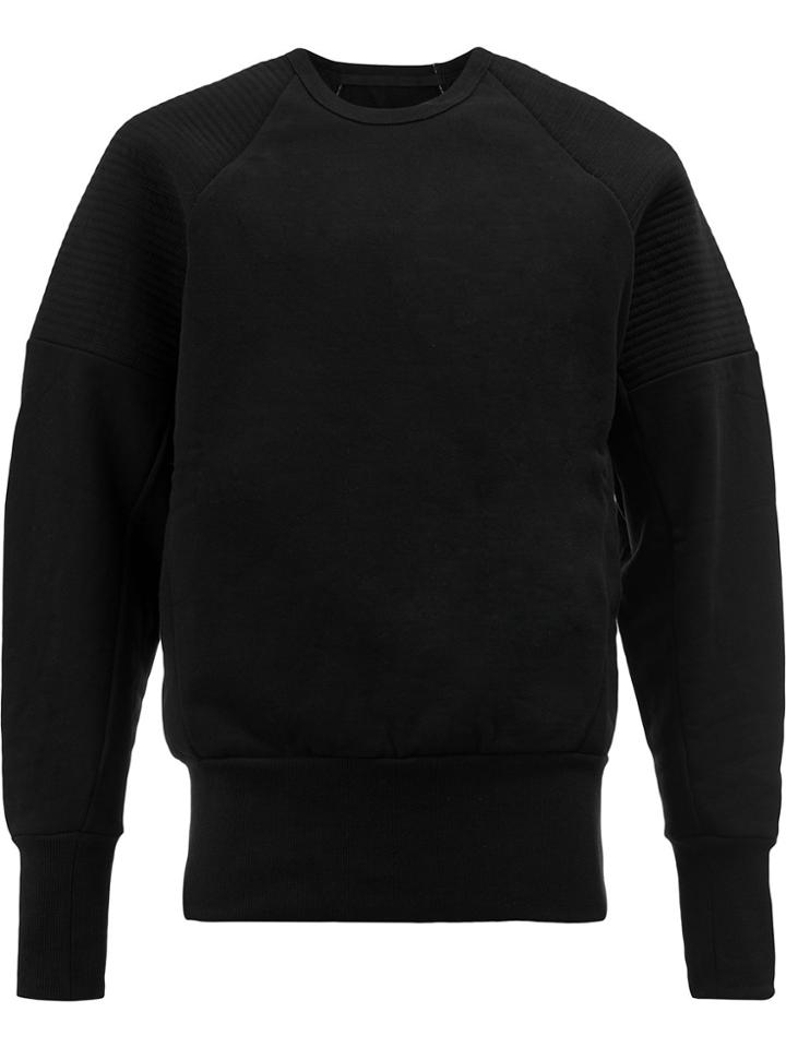 11 By Boris Bidjan Saberi Crewneck Knit Sweater - Black