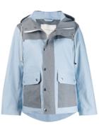 Mackintosh Blue & Grey Bonded Cotton Field Parka Gr-117/w/cb