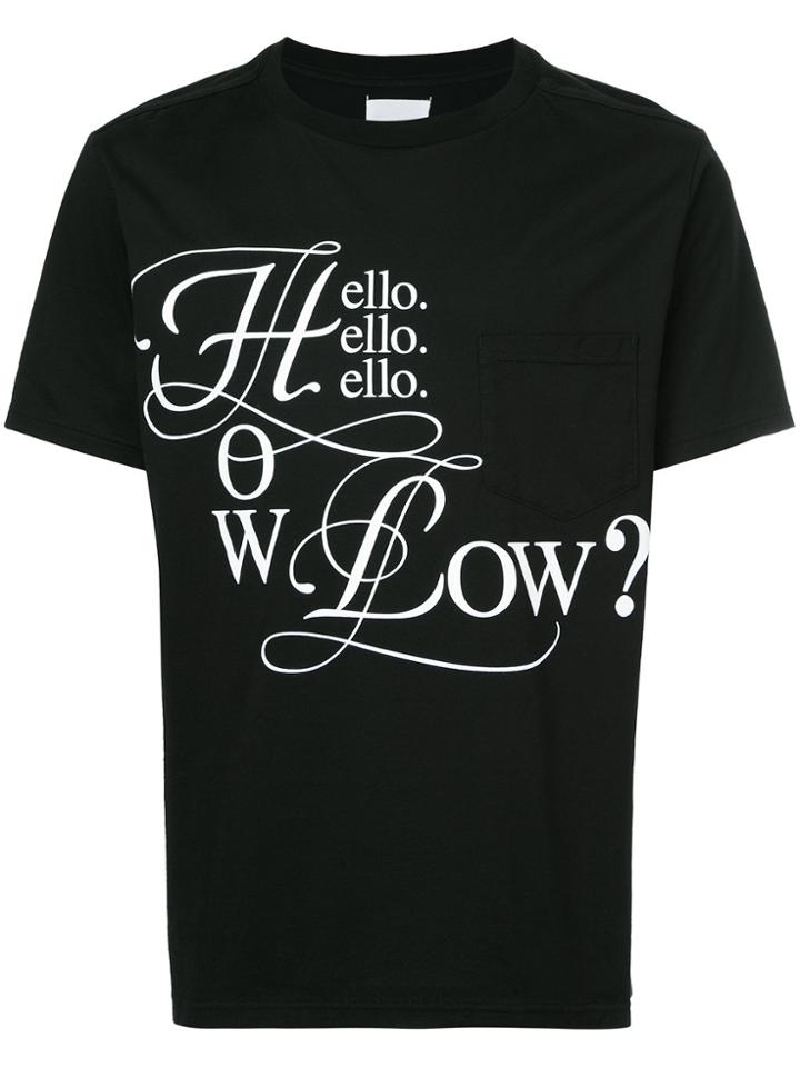 Takahiromiyashita The Soloist How Low T-shirt - Black