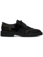 Giuseppe Zanotti Design Crystal Embellished Lace-up Shoes