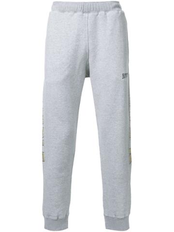 Black Eye Patch 'college Pants', Men's, Size: Xl, Grey, Cotton