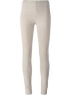 Joseph Skinny Trousers, Women's, Size: 40, Nude/neutrals, Viscose/cotton/spandex/elastane