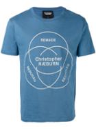 Christopher Raeburn Ethos Print T-shirt, Men's, Size: Xs, Blue, Cotton