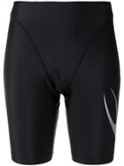 Marine Serre Panelled Stretch-fit Shorts - Black