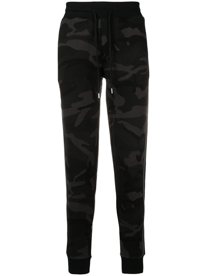 Moncler Military Printed Track Trousers - Black