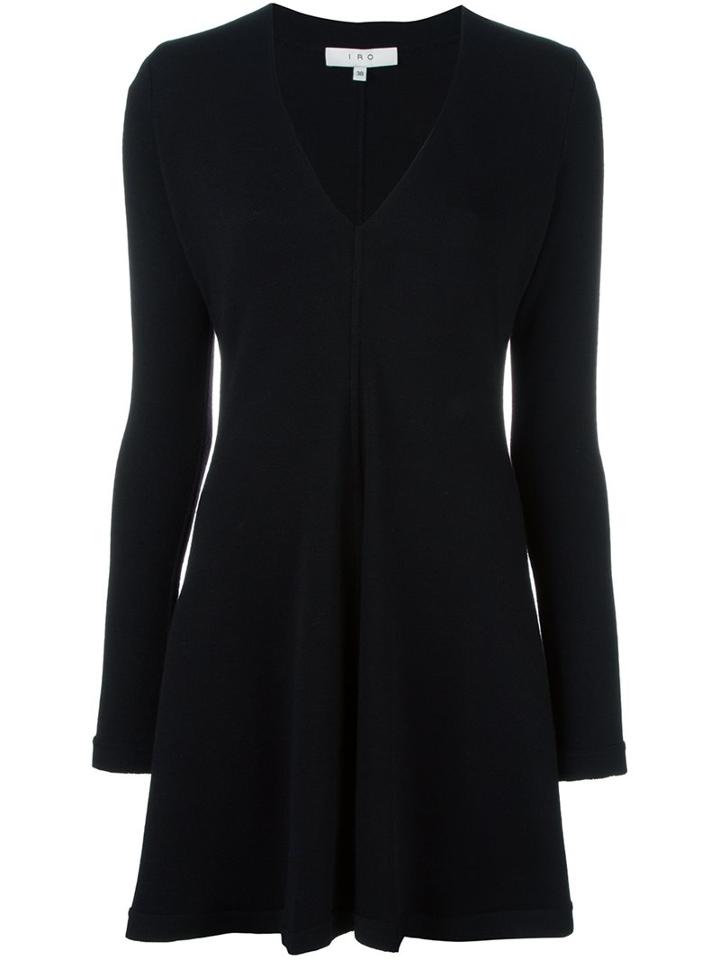 Iro Flared V-neck Dress