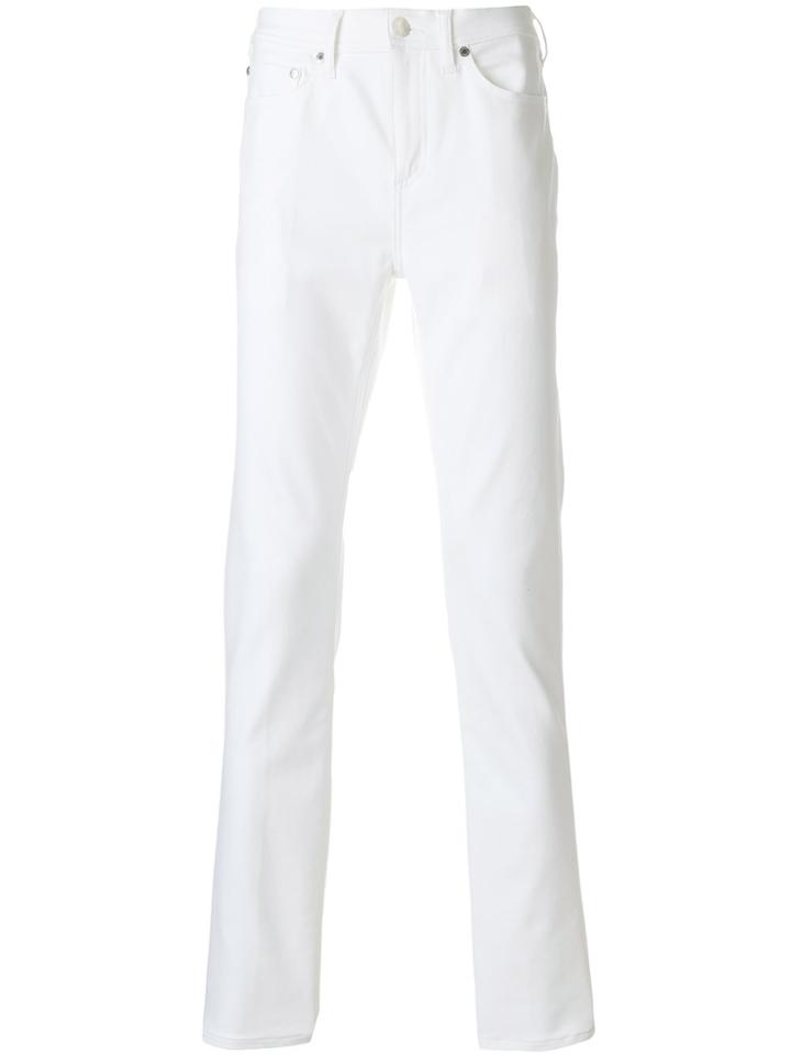 Neil Barrett Stretch Straight Jeans - White