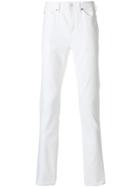 Neil Barrett Stretch Straight Jeans - White