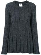 Lost & Found Rooms Ribbed Jumper - Grey